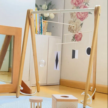 Folding Baby Gym with Munari Mobile